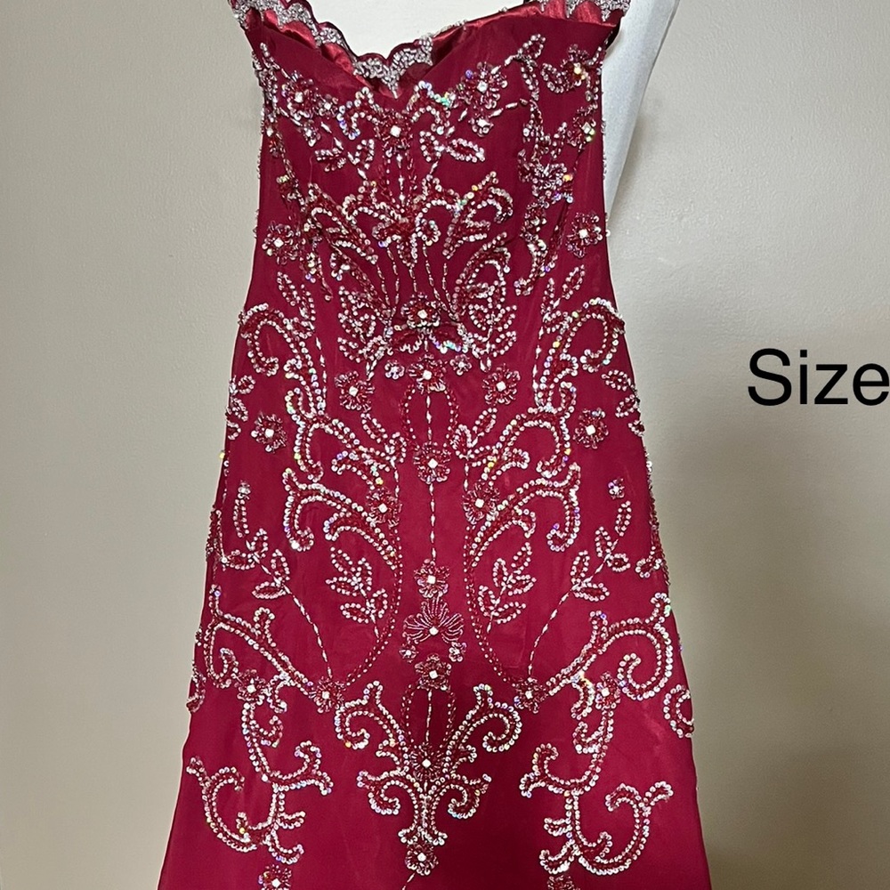 Brand new dress in burgundy color